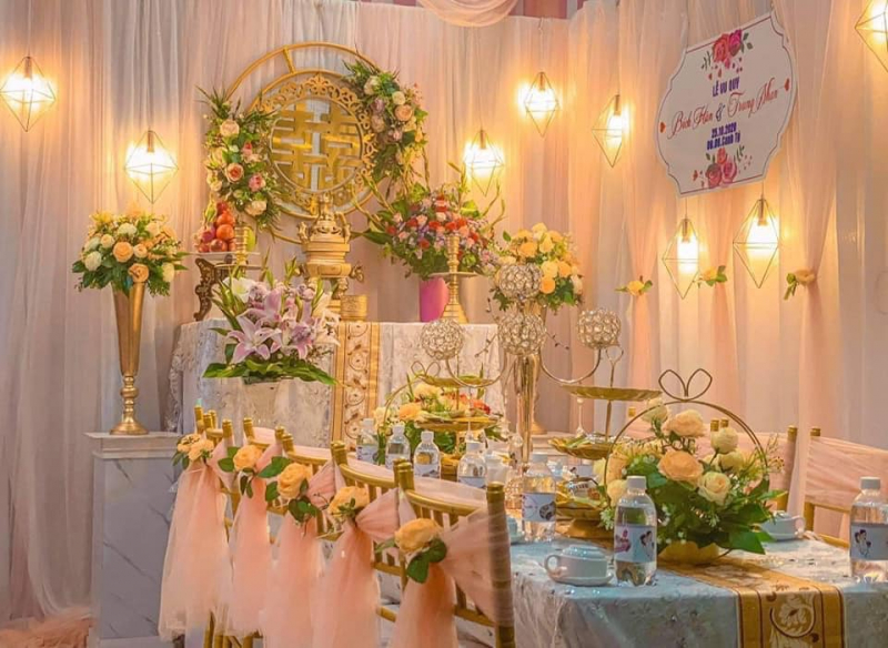 An Nhiên Wedding - Địa chỉ cung cấp dịch vụ trang trí cưới hỏi trọn gói chất lượng tại Huế 